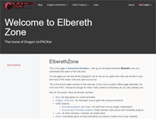 Tablet Screenshot of elberethzone.net